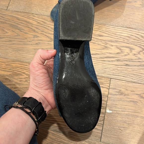 Phillip Lim Cube Dark Denim Block-heel Mule Sandal - Picture 3 of 5